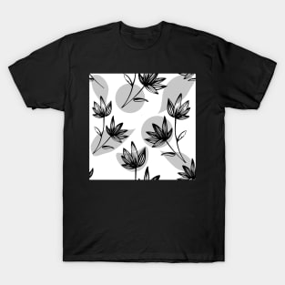 Hand drawn Floral Doodle T-Shirt